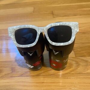 Madewell White sunglasses